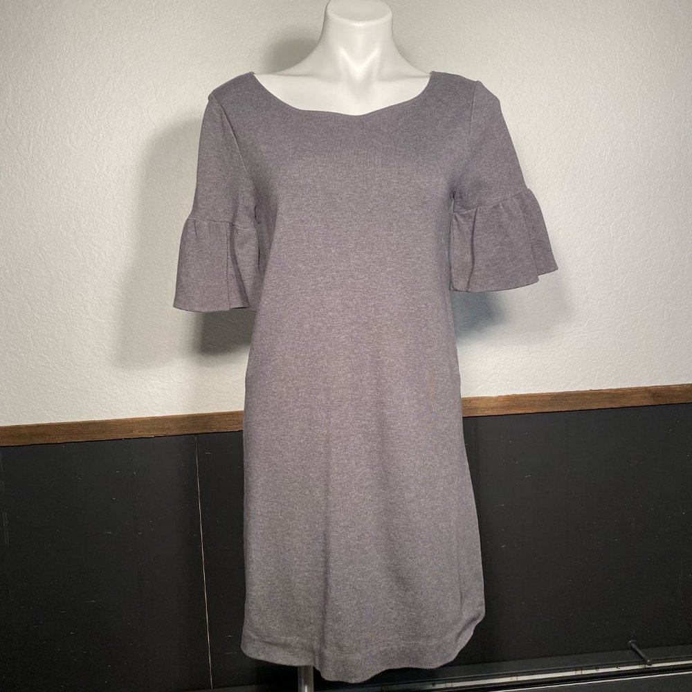 J.Crew Factory Grey Short Sleeve Dress